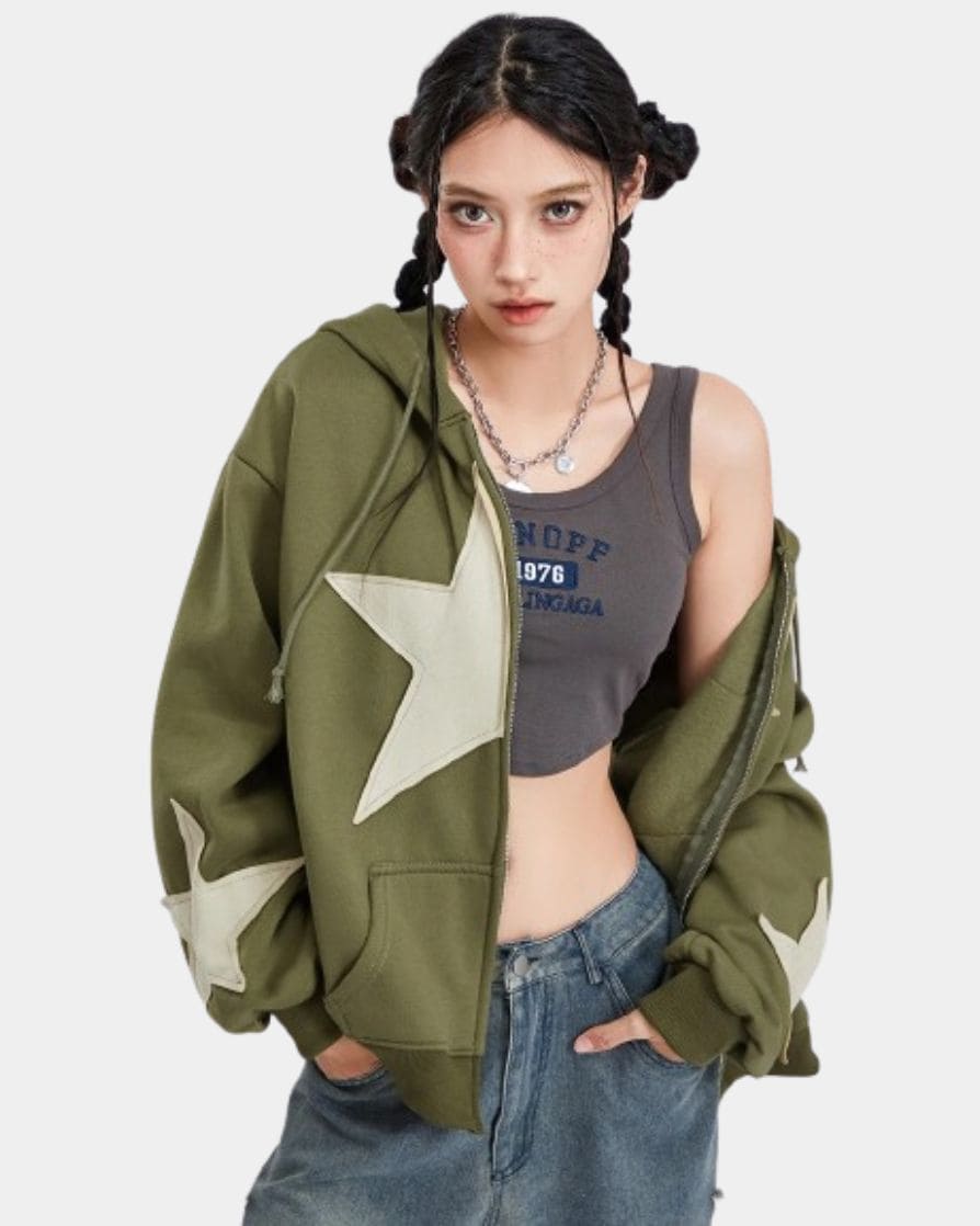 Y2k stars hoodie
