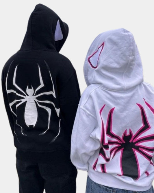 y2k spider hoodie