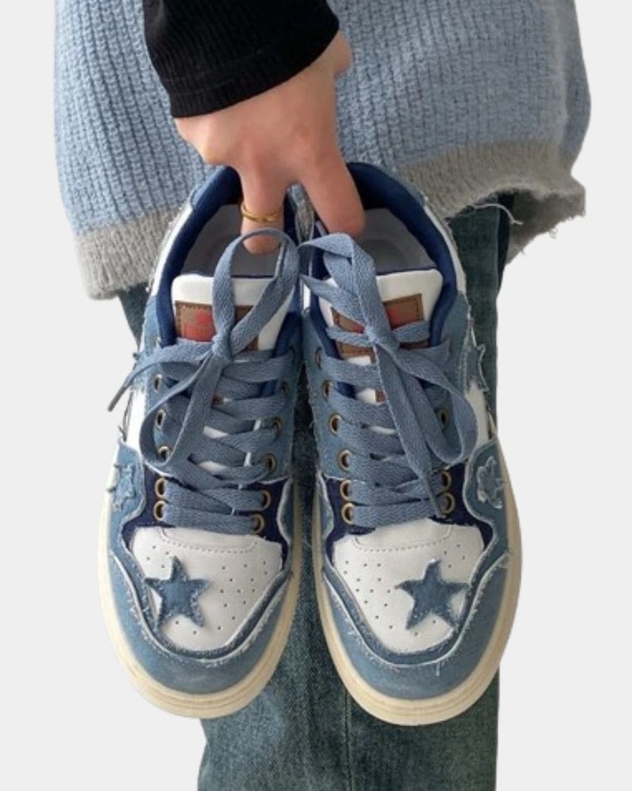 star shoes denim