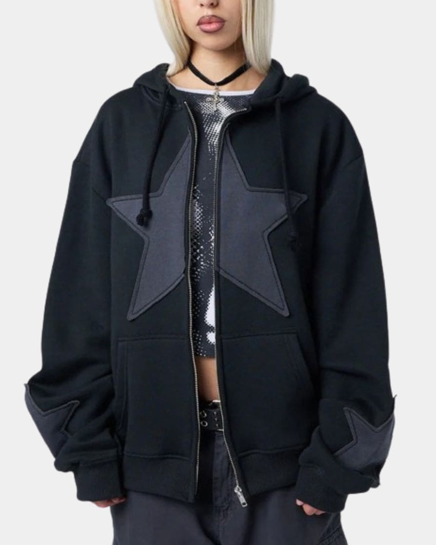 y2k star hoodie